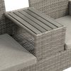 greemotion Bank Felin, aus Stahl mit Rattan ca. 141 x 86,5 x 66 cm Bild 5