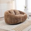 OKWISH Sofa Loungesessel,Lazy Sofa, Bean Bag Sofa für Erwachsene und Kinder – Lazy Sofa mit Memory-Schaum, Chenille-Stoff – Komfortabler Stuhl für Wohnzimmer, Schlafzimmer & Freizeit, 150 kg Kapazität – Ohne Montage, sofort einsatzbereit, mit Relaxfunk... Bild 3