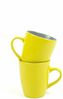 MICHELINO 2-teiliges Kaffeebecher-Set – 300ml pro Becher, stilvoll und praktisch Gelb Bild 1