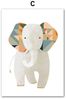 Poster Kinderzimmer Dschungel Tiere · Kinderzimmer Bilder · Wand Deko · Kunst Druck · Deko Print · ohne Rahmen - E / 50x70 cm Bild 5