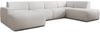 AX LIVING XXL Sofa U Form Didim Weiß 378cm breit, modern & großzügig R Bild 3