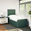 vidaXL Boxspringbett mit Matratze Dunkelgrün 90x200 cm Samt 3294535 Bild 5