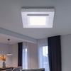 LED Deckenleuchte, Aluminium, silber, warmweiß, L 30 cm Bild 3