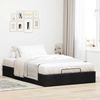 vidaXL Ottoman-Bett ohne Matratze Schwarz 120x200 cm Stoff 3310870 Bild 3