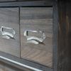Garderobe HWC-C49, Wandgarderobe Wandregal, Vintage mit 5 Schubladen 32x65x13cm ~ braun Bild 5