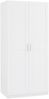 Kleiderschrank Finning 176x80x52 cm 1 Fach Weiß [en. casa] Bild 2