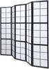 5fach Paravents Paravent Raumteiler Shoji schwarz Bild 3