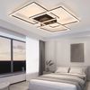 ZMH Schwarze LED Deckenleuchte Wohnzimmerlampe 75CM Dimmbar Modernes Kristall Design Innenlampe mit Fernbedienung für Schlafzimmer Büro Küche Bild 5