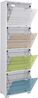 Schuhkipper >M-397< (BxHxT: 53x174x30 cm) in weiss - 53x174x30cm (BxHxT) Bild 2