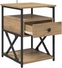 vidaXL Nachttisch Artisan-Eiche 40 x 42 x 55 cm Holzwerkstoff 881883 Bild 5