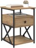 vidaXL Nachttisch Artisan-Eiche 40 x 42 x 55 cm Holzwerkstoff 881883 Bild 3
