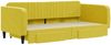 vidaXL Tagesbett Ausziehbar mit Schubladen Gelb 100x200 cm Samt 3197123 Bild 3