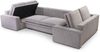 AX LIVING Ecksofa grau Treville U Wohnlandschaft XXL U Form Bild 5