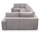AX LIVING Ecksofa grau Treville U Wohnlandschaft XXL U Form Bild 4