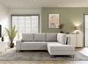 Selsey 'Larelle' Ecksofa mit Schlaffunktion & Bettkasten, Chenille, Ottomane rechts, Hellbeige Bild 2