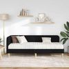vidaXL Eckbettgestell Schwarz 80 x 200 cm Stoff 3394103 Bild 4