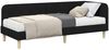 vidaXL Eckbettgestell Schwarz 80 x 200 cm Stoff 3394103 Bild 3