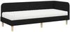 vidaXL Eckbettgestell Schwarz 80 x 200 cm Stoff 3394103 Bild 2