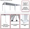 Mendler 'HWC-L46' Pergola, Regenrinne sturmfest, Aluminium anthrazit, 3x6 m Bild 2