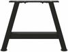 vidaXL Couchtischbeine A-Form 2 Stk. Schwarz 50x(30-31) cm Stahl 4012816 Bild 5
