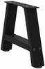 vidaXL Couchtischbeine A-Form 2 Stk. Schwarz 50x(30-31) cm Stahl 4012816 Bild 4