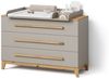 Livinity® Wickelkommode Mailo, Cashmere/Artisan/Artisan, XL mit 3 Schubladen Bild 5