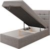 Boxspringbett Gazel Single Boucle (Farbe: Lambi 12, Größe: 80 x 200) Bild 3