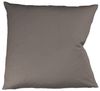 Fleuresse Mako-Satin Kissenbezug Bezug 80x80 cm uni mit RV 8031 espresso Bild 2