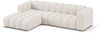 Micadoni Modulares Ecksofa Lupine 4-Sitzer Links Chenille Eden Helles Beige Bild 2