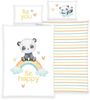 Herding Flanell Baby Kinder Bettwäsche Regenbogen Panda bunt 100x135 cm D Bild 2