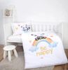 Herding Flanell Baby Kinder Bettwäsche Regenbogen Panda bunt 100x135 cm D Bild 3