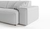 KAWOLA Sofa RANI Ecksofa Cord hellgrau Recamiere links 71 x 189 x 299 cm Bild 5