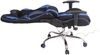 CLP Gaming Bürostuhl Limit XM Stoff mit Massagefunktion,schwarz/blau Bild 5
