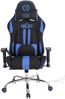 CLP Gaming Bürostuhl Limit XM Stoff mit Massagefunktion,schwarz/blau Bild 2
