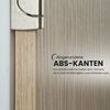 bümö office Aktenschrank Regal mit Schubladen, Büroschrank schmal aus FSC-Holz, 40cm breit in Weiß/Nussbaum - Aktenregal & Schubladenschrank mit Relinggriffen, Büro Möbel Schrank System, 7600-W-N-RE Bild 5