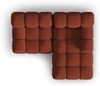 Micadoni Modulares Ecksofa Bellis 3-Sitzer Rechts 3D-Stoff Sonic Ziegel Bild 5