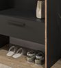 Garderobe Salud in grau und Nox Eiche 70 x 189 cm Bild 4