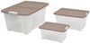 Allzweck-Stapelbox 3er-Set mit Deckel Aufbewahrungsbox Rollenbox Spielzeugkiste Bild 5