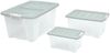 Allzweck-Stapelbox 3er-Set mit Deckel Aufbewahrungsbox Rollenbox Spielzeugkiste Bild 3