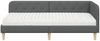 vidaXL Eckbettgestell Dunkelgrau 100 x 200 cm Stoff 3394126 Bild 5