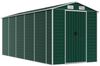 vidaXL Gerätehaus Grün 191x470x198 cm Verzinkter Stahl 3188235 Bild 2