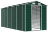vidaXL Gerätehaus Grün 191x470x198 cm Verzinkter Stahl 3188235 Bild 3