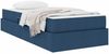 vidaXL Aufbewahrungsbett mit Matratze Blau 90 x 190 cm Polyester 3399633 Bild 3