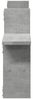 vidaXL Wandregale 2 Stk. Betongrau 38x12x38 cm Holzwerkstoff 853248 Bild 5
