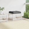 vidaXL Gartenhocker mit Kissen Weiß Massivholz Kiefer 844700 Bild 3