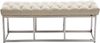 CLP Sitzbank Amun Kunstleder mit Edelstahlgestell,creme 120 cm Bild 3