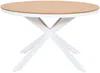 Vente-unique - ZEYVA Garden dining set Metall Weiß - B 65 cm125,5 cm x H 74 cm86,5 cm x L 52 cm125,5 cm Bild 4