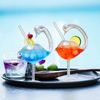 Flamingo Cocktailgläser Set 180ml 2 Stück Hochzeit Geschenkbox Klar Bild 4