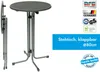 MFG Stehtisch klappbar mit wetterfester Melamin-Platte, MDF/Stahlrohr anthrazit, 110 x 80 cm Bild 2