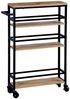 KESPER Nischenwagen 27842 aus Metall und FSC-zertifizierter Spanplatte / Rollregal Bild 1